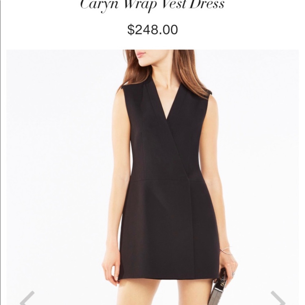 Black bcbg dress